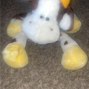 Stewart Moskowitz 1981 Vintage Cow Plush Applause Stuffed Brown White